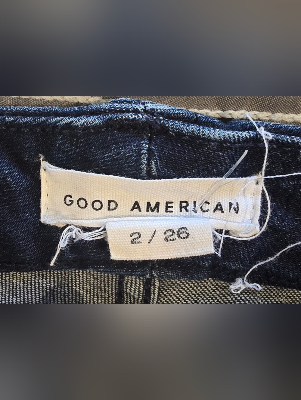 Good American Good Legs High Waisted Skinny Jeans Size 2/26 - Picture 6 of 7